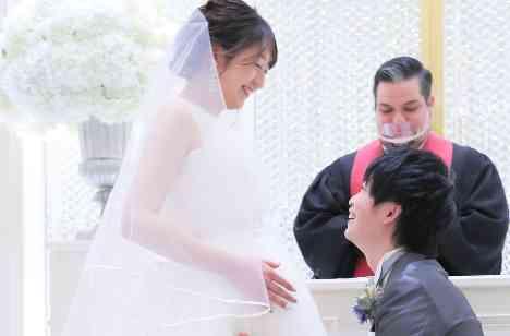 大切なお子様と未来へ誓うweddingの挙式画像