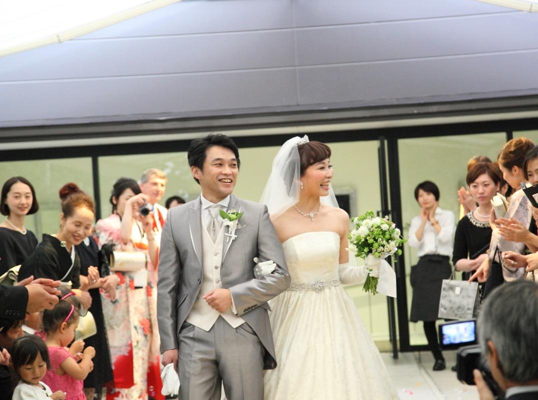 やりたいことは全て詰め込み　二人らしい結婚式に！の挙式実例画像