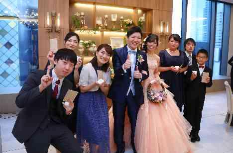 銀座の眺望×美食を満喫☆貸切ウェディングの披露宴画像