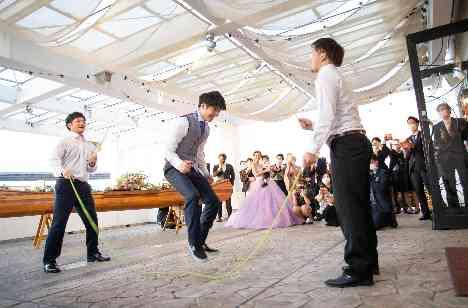 大好きなテーマモチーフのオリジナルweddingの披露宴画像