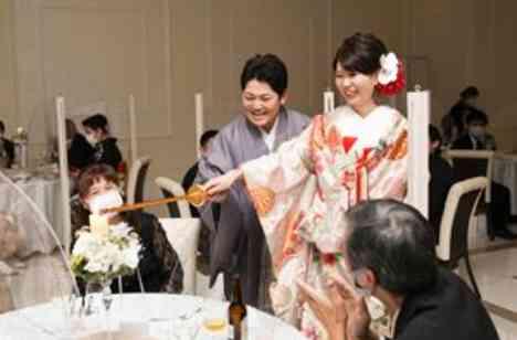 安心・安全に、会場全体で楽しむ結婚式の披露宴画像