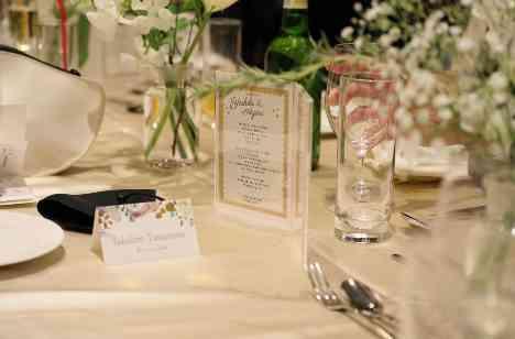 今までにない「ナチュラルWEDDING」の披露宴画像