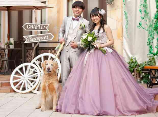 遠方から家族旅行も兼ねて結婚式ができましたの挙式実例画像
