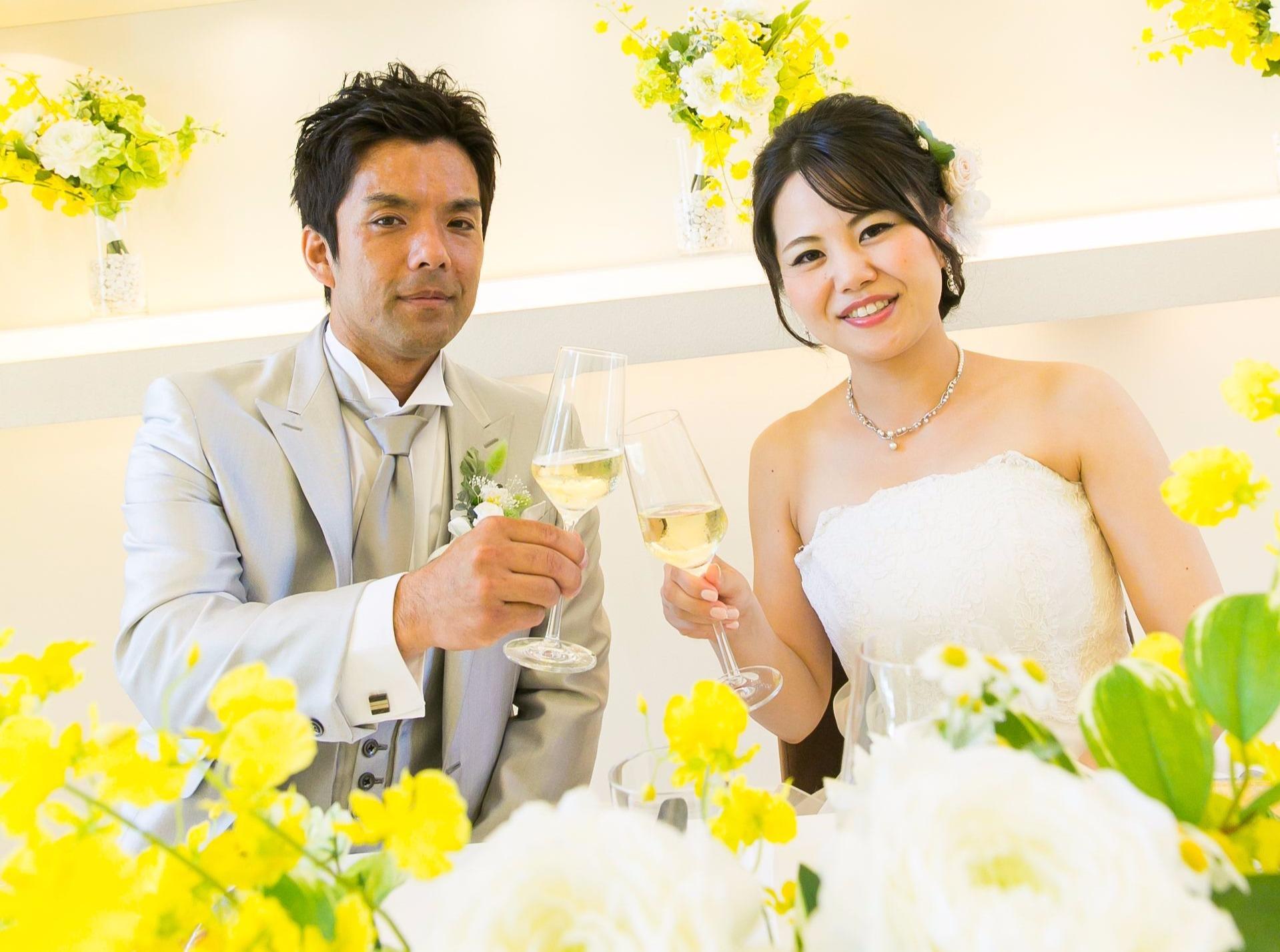 今人気！二部制ウエディング！の挙式実例画像