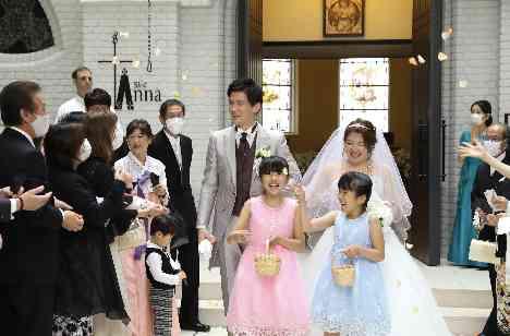 素敵な会場とたっぷり歓談時間を楽しめた家族婚!!の挙式画像