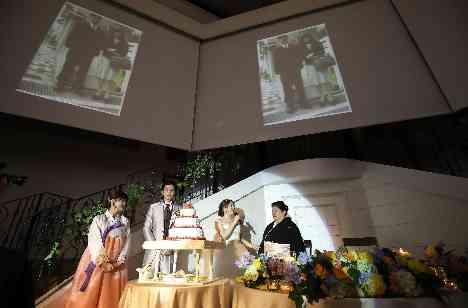 素敵な会場とたっぷり歓談時間を楽しめた家族婚!!の演出画像