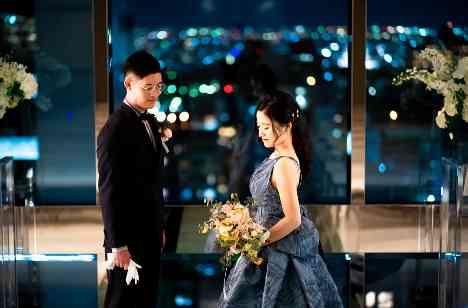 大人 × スタイリッシュWeddingの演出画像