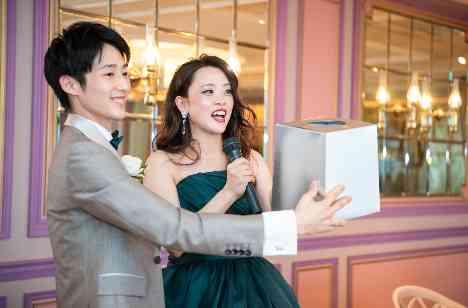 two part wedding partyの演出画像