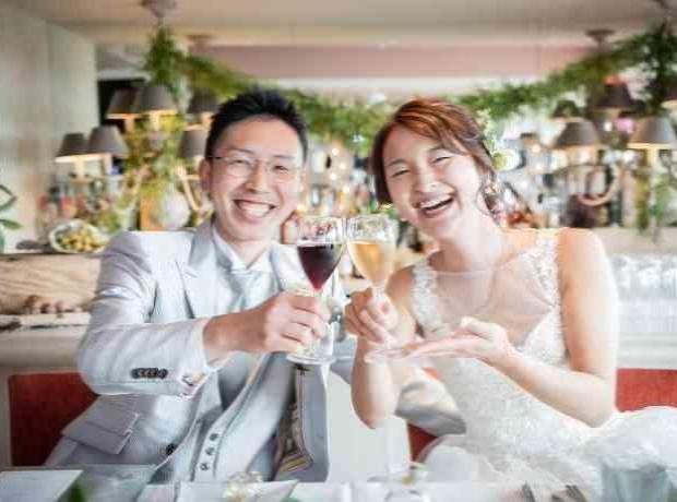 料理と景色を楽しむ、ファミリーwedding！の挙式実例画像