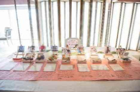 料理と景色を楽しむ、ファミリーwedding！の演出画像