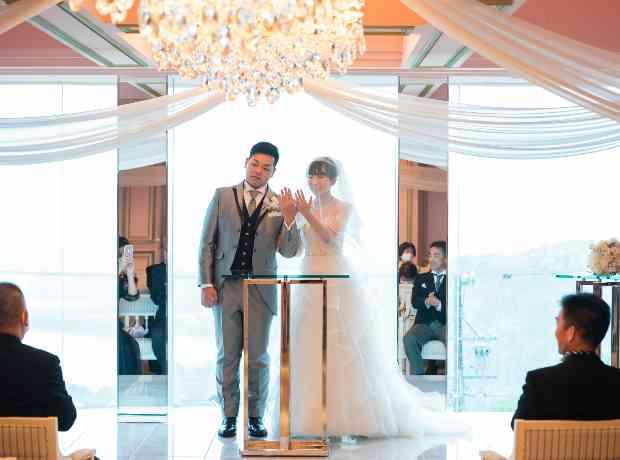 自由度の高いゲストも楽しめるWEDDINGの挙式実例画像