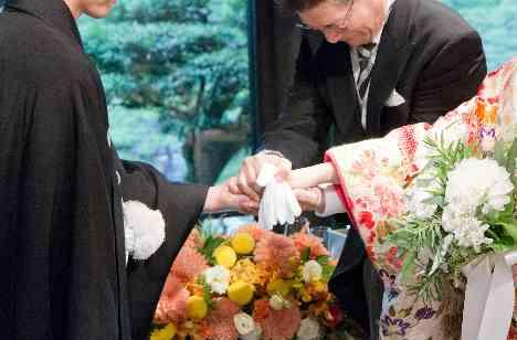 笑顔と感動いっぱいの京都ウエディングの披露宴画像