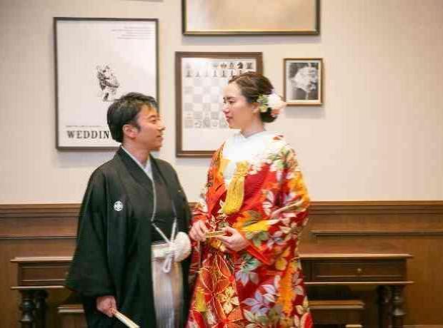 和装スタイルが似合う、会食パーティ！の挙式実例画像