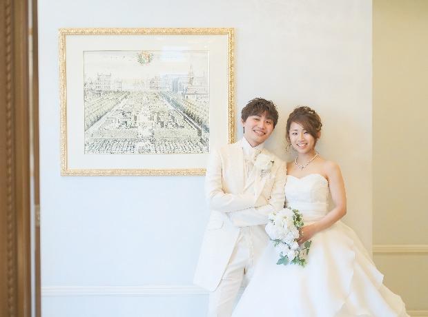 ゆったり過ごすおふたりだけでの挙式とフォト撮影の挙式実例画像