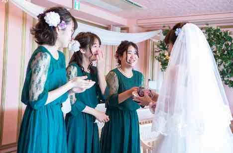 開放感のあるテラスパーティで　安心のW♩の挙式画像