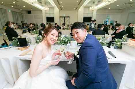 ゲストが楽しめるおしゃれweddingの披露宴画像