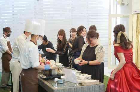 ゲストとお写真を撮ったり、お話しが出来た大切な1日の演出画像