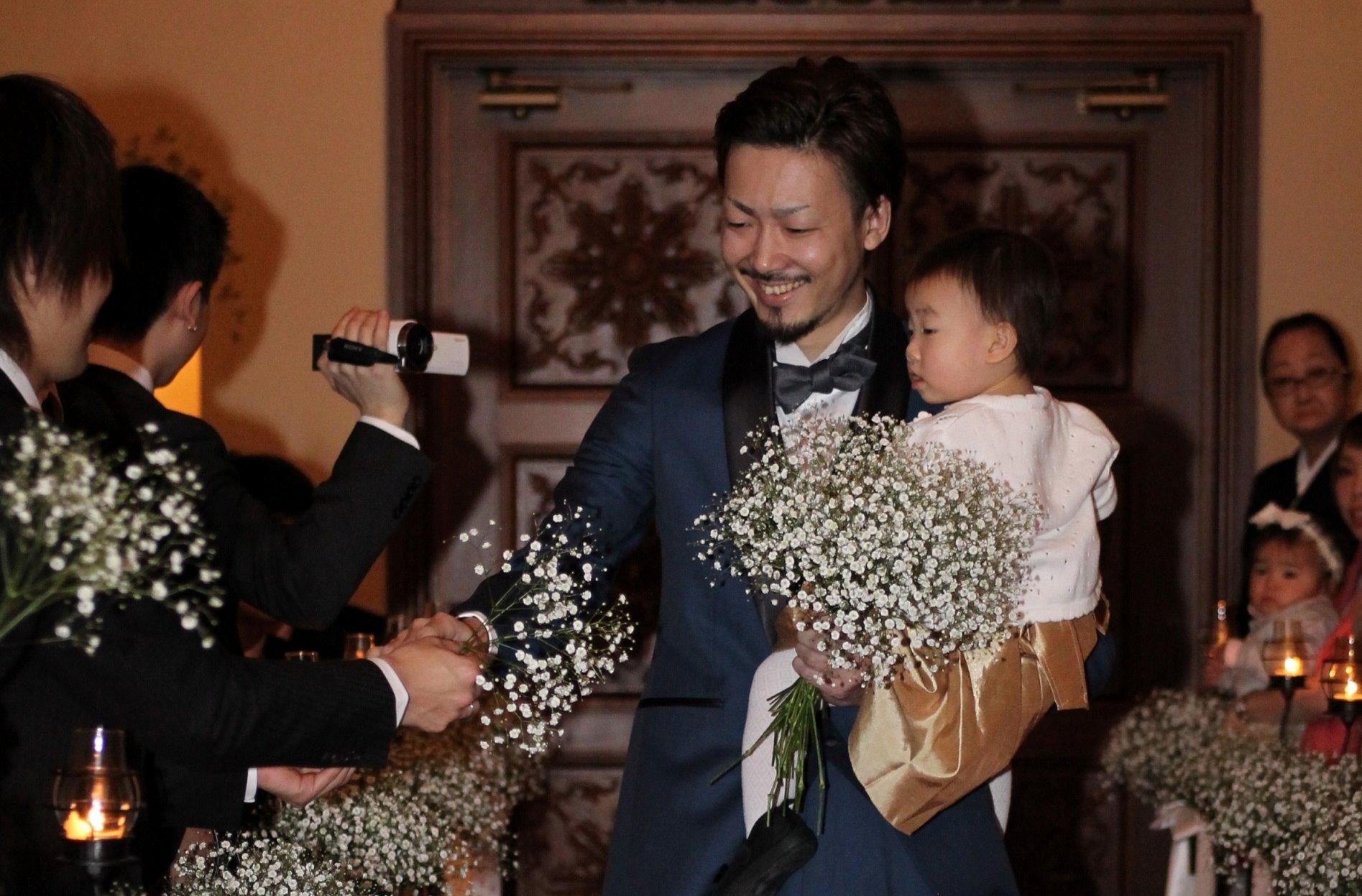 夢かなった念願の結婚式♪の挙式画像