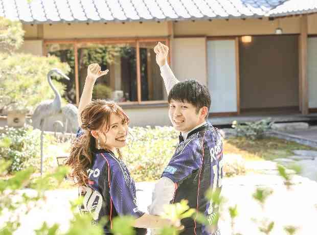 サッカー愛と笑顔があふれる結婚式⚽♡の挙式実例画像
