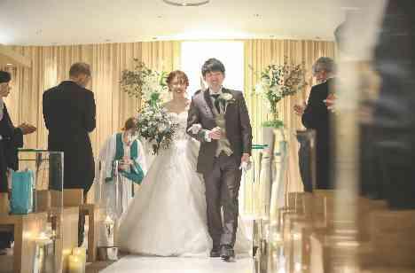 サッカー愛と笑顔があふれる結婚式⚽♡の挙式画像