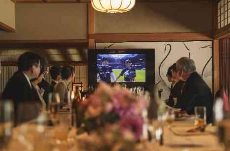 サッカー愛と笑顔があふれる結婚式⚽♡の演出画像